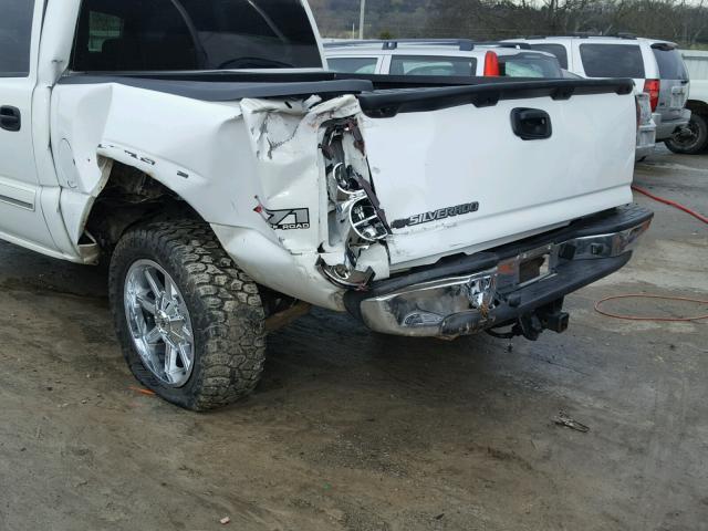 2GCEK13T361173536 - 2006 CHEVROLET SILVERADO WHITE photo 9