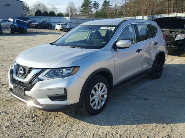 KNMAT2MV9HP551110 - 2017 NISSAN ROGUE S SILVER photo 2