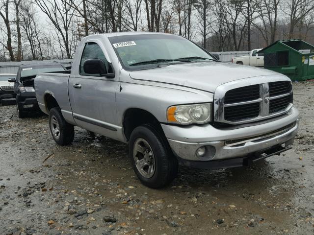 1D7HU16N02J230155 - 2002 DODGE RAM 1500 SILVER photo 1