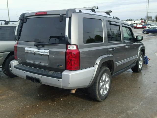 1J8HH58P77C693502 - 2007 JEEP COMMANDER SILVER photo 4