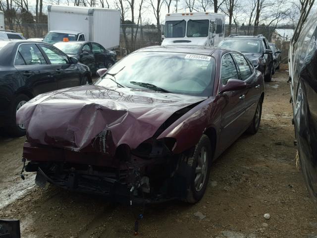 2G4WD582371189643 - 2007 BUICK LACROSSE C RED photo 2