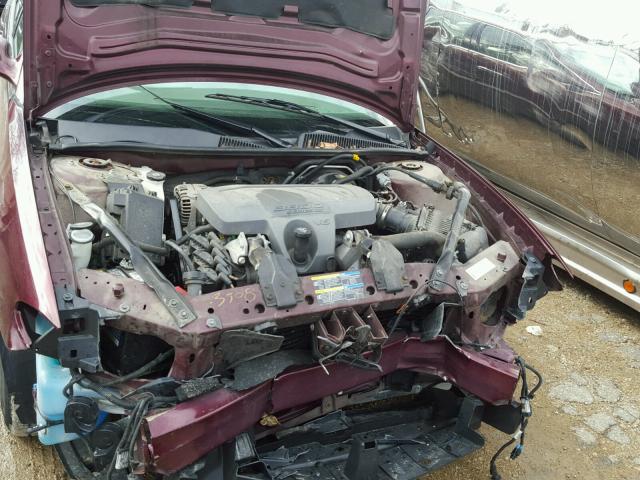 2G4WD582371189643 - 2007 BUICK LACROSSE C RED photo 7