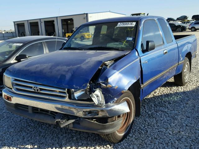 JT4TN12D6T0027275 - 1996 TOYOTA T100 XTRAC BLUE photo 2