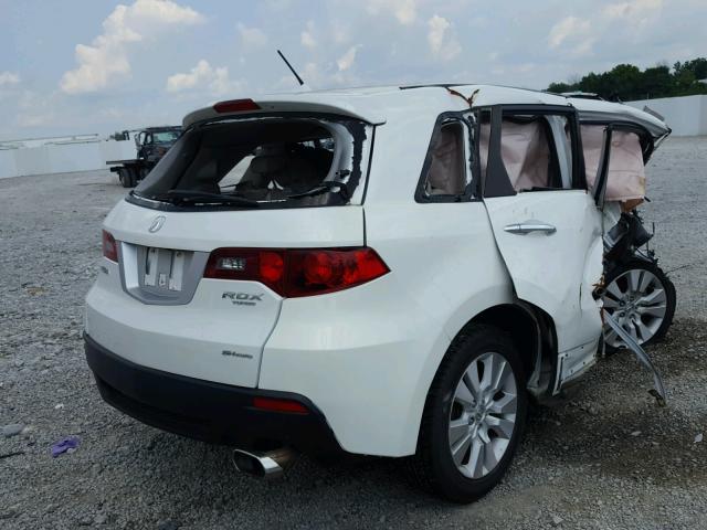 5J8TB1H50CA004451 - 2012 ACURA RDX TECHNO WHITE photo 4