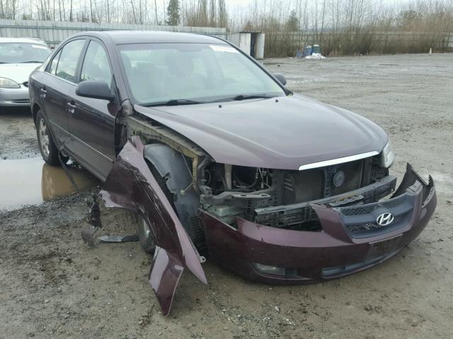 5NPEU46F06H092297 - 2006 HYUNDAI SONATA GLS MAROON photo 1