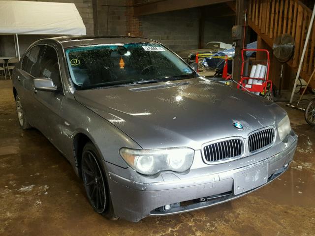 WBAGN63422DR01333 - 2002 BMW 745 LI GRAY photo 1