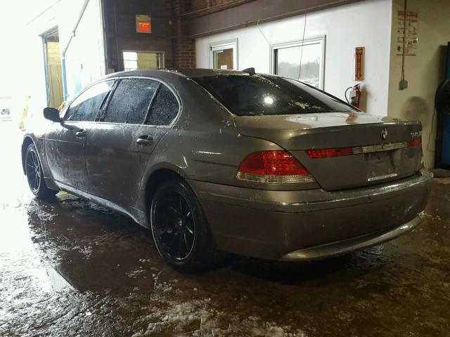 WBAGN63422DR01333 - 2002 BMW 745 LI GRAY photo 3