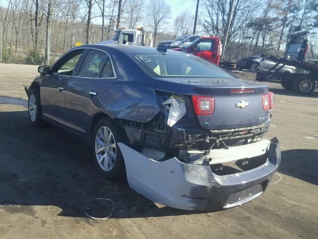 1G11F5SL1FF253608 - 2015 CHEVROLET MALIBU LTZ ლურჯი ფოტო 3
