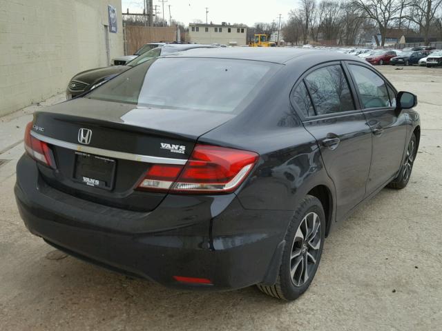 19XFB2F9XDE008349 - 2013 HONDA CIVIC EXL 黑色 照片 4