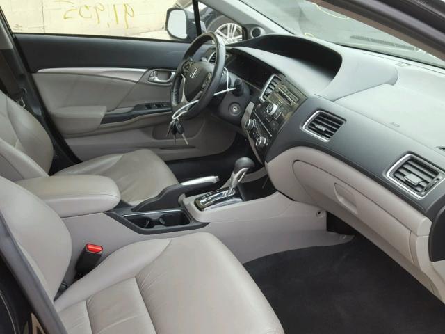 19XFB2F9XDE008349 - 2013 HONDA CIVIC EXL 黑色 照片 5