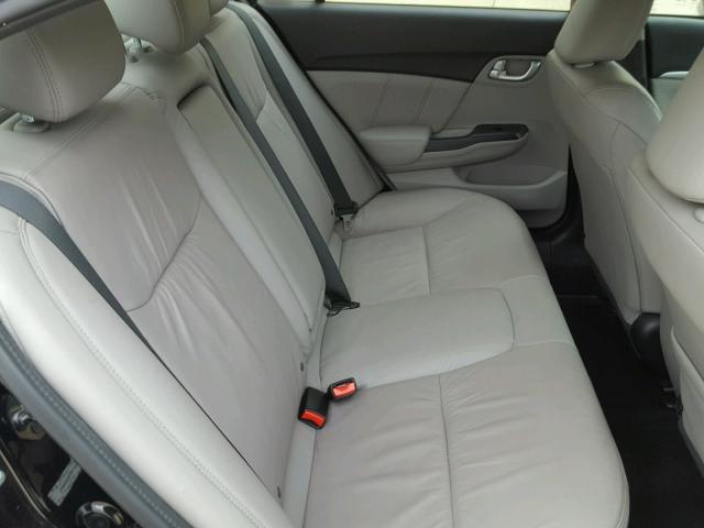 19XFB2F9XDE008349 - 2013 HONDA CIVIC EXL 黑色 照片 6
