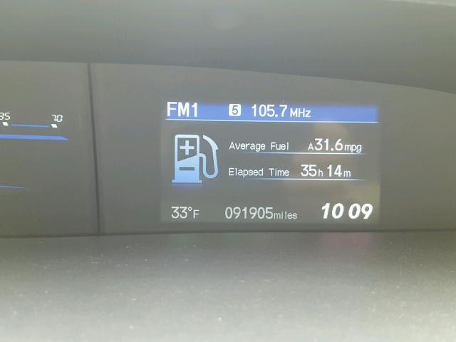 19XFB2F9XDE008349 - 2013 HONDA CIVIC EXL 黑色 照片 8