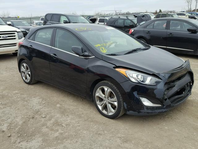 KMHD35LE3DU024154 - 2013 HYUNDAI ELANTRA GT BLACK photo 1