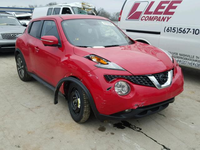 JN8AF5MV7HT750340 - 2017 NISSAN JUKE S RED photo 1