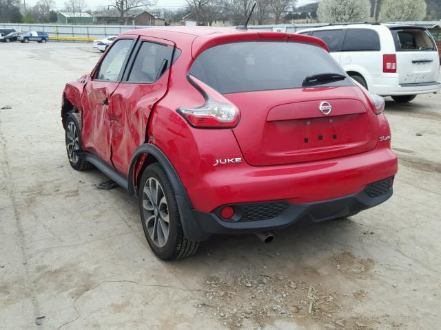 JN8AF5MV7HT750340 - 2017 NISSAN JUKE S RED photo 3