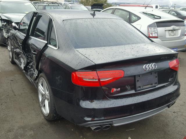 WAUKGAFL5DA084678 - 2013 AUDI S4 PRESTIG BLACK photo 3