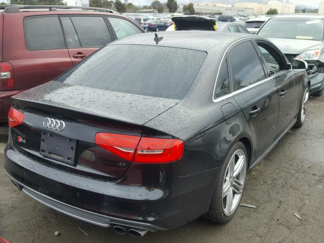 WAUKGAFL5DA084678 - 2013 AUDI S4 PRESTIG BLACK photo 4