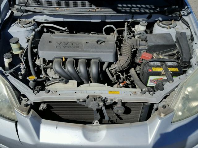 2T1KR32EX6C566951 - 2006 TOYOTA COROLLA MA SILVER photo 7