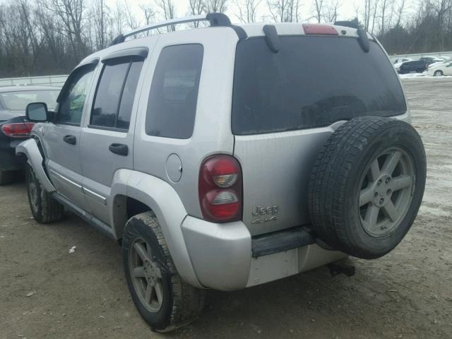 1J8GL58K56W250793 - 2006 JEEP LIBERTY LI SILVER photo 3