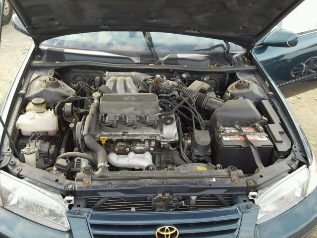 4T1BF22K4VU907539 - 1997 TOYOTA CAMRY CE GREEN photo 7