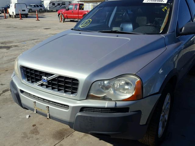 YV1CZ91H641071466 - 2004 VOLVO XC90 T6 GRAY photo 9