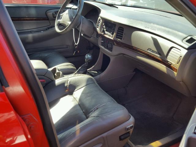 2G1WH55K0Y9243473 - 2000 CHEVROLET IMPALA LS RED photo 5