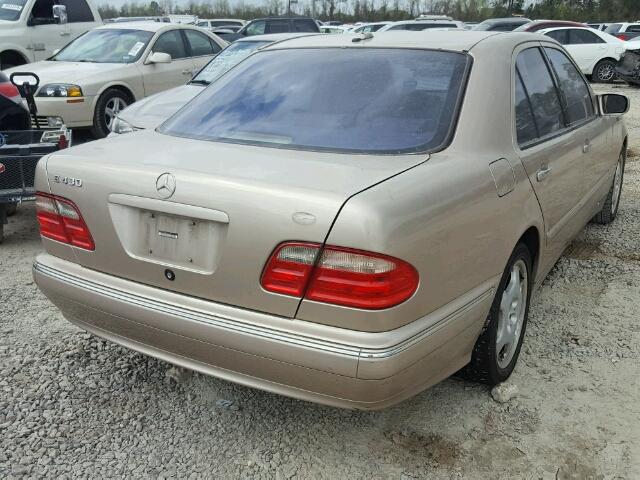 WDBJF70J51B266753 - 2001 MERCEDES-BENZ E 430 GOLD photo 4