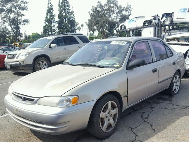 1NXBR12E4XZ231091 - 1999 TOYOTA COROLLA VE GRAY photo 2