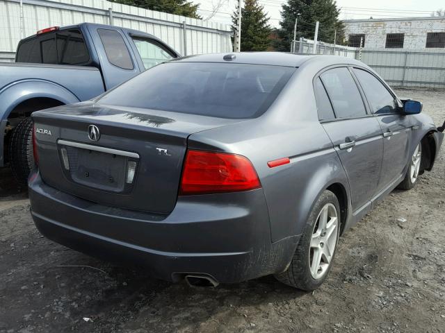 19UUA66226A036075 - 2006 ACURA 3.2TL GRAY photo 4