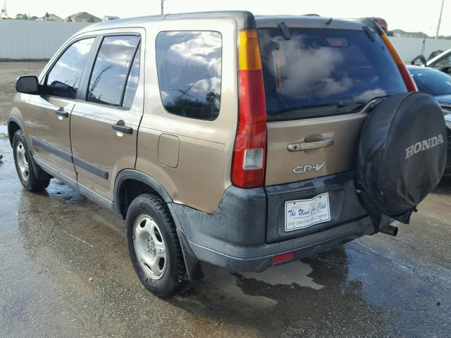 SHSRD68443U106875 - 2003 HONDA CR-V LX GOLD photo 3