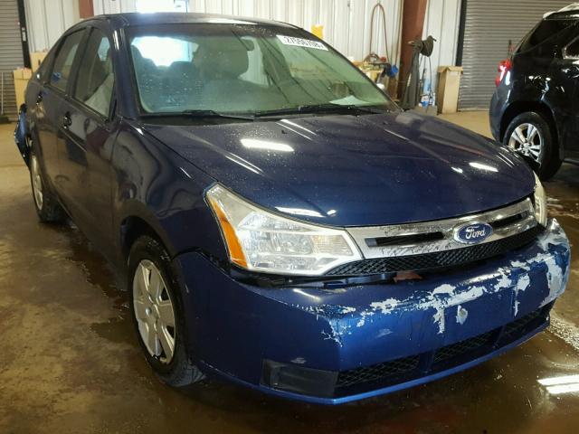 1FAHP34N89W102832 - 2009 FORD FOCUS S BLUE photo 1