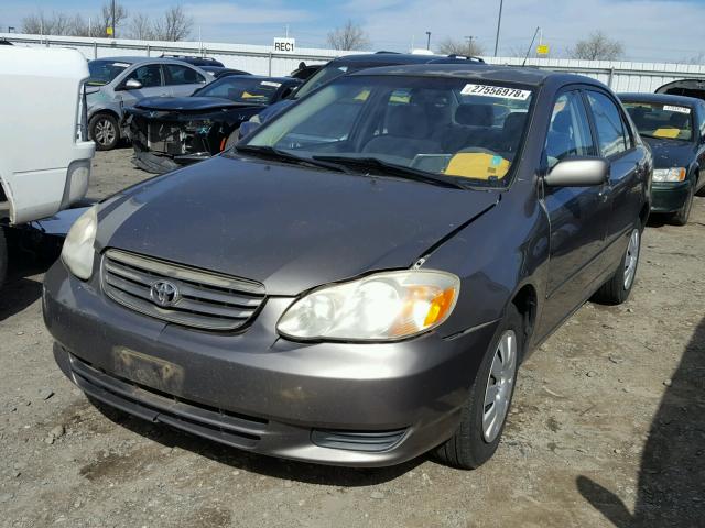 1NXBR32E94Z259573 - 2004 TOYOTA COROLLA CE GRAY photo 2