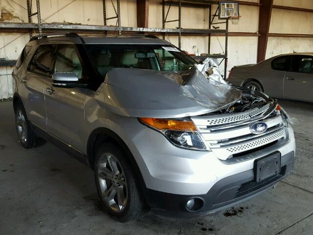 1FM5K7F97DGB14553 - 2013 FORD EXPLORER L SILVER photo 1