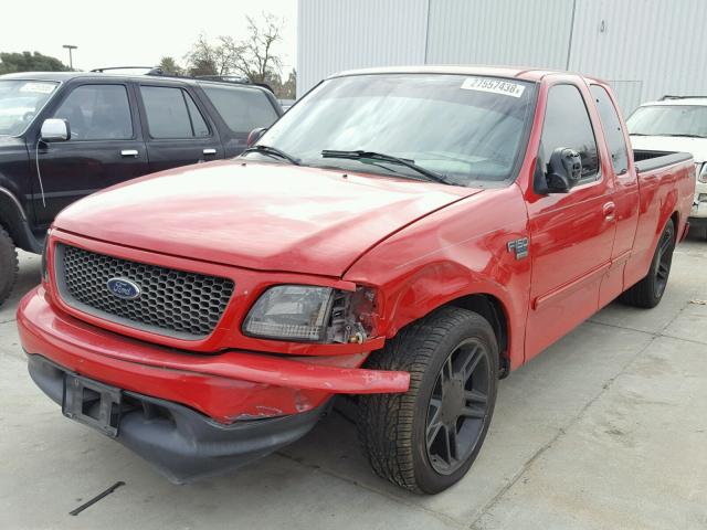 1FTRX17L43KA55309 - 2003 FORD F150 RED photo 2