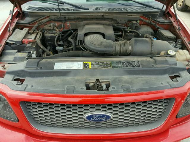 1FTRX17L43KA55309 - 2003 FORD F150 RED photo 7