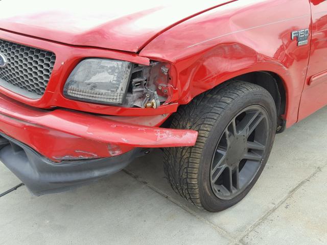 1FTRX17L43KA55309 - 2003 FORD F150 RED photo 9