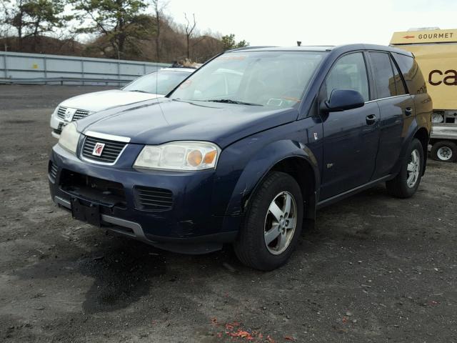 5GZCZ33Z27S871607 - 2007 SATURN VUE HYBRID BLUE photo 2