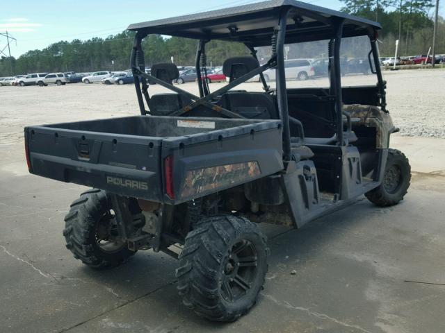 4XAWY76A1B2242063 - 2011 POLARIS RANGER 800 BLACK photo 4