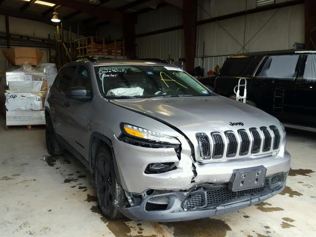 1C4PJLAB1GW336602 - 2016 JEEP CHEROKEE S SILVER photo 1