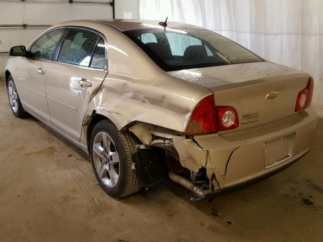 1G1ZC5EB4AF134295 - 2010 CHEVROLET MALIBU 1LT 棕色 照片 3