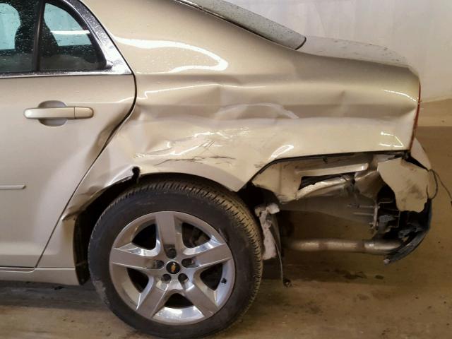 1G1ZC5EB4AF134295 - 2010 CHEVROLET MALIBU 1LT 棕色 照片 9