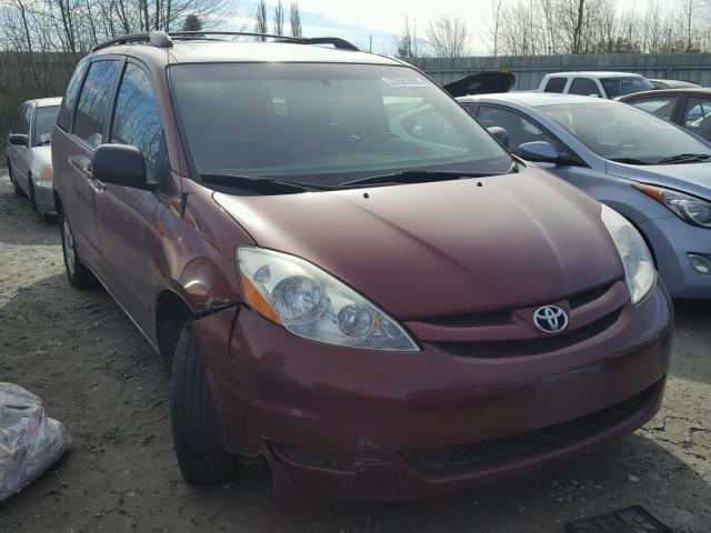 5TDZA23C26S585966 - 2006 TOYOTA SIENNA CE MAROON photo 1