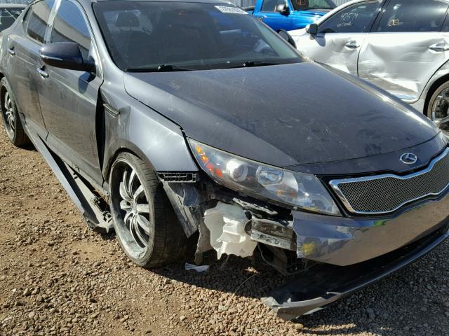 KNAGR4A68B5117553 - 2011 KIA OPTIMA SX CHARCOAL photo 9