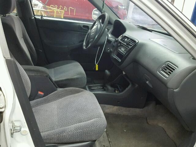 1HGEJ8648XL025637 - 1999 HONDA CIVIC EX თეთრი ფოტო 5