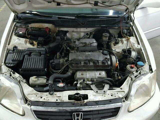 1HGEJ8648XL025637 - 1999 HONDA CIVIC EX WHITE photo 7