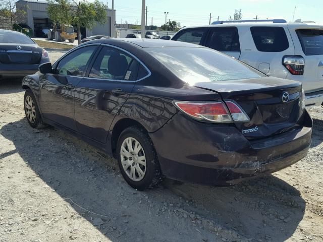 1YVHP81A695M10803 - 2009 MAZDA 6 I BURGUNDY photo 3