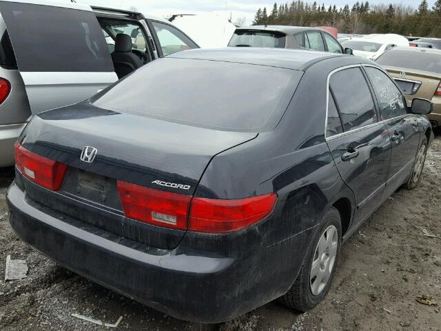 1HGCM56475A807188 - 2005 HONDA ACCORD LX BLACK photo 4