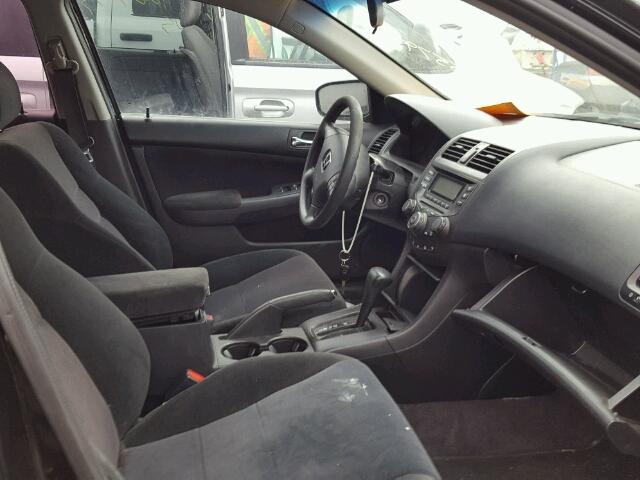 1HGCM56475A807188 - 2005 HONDA ACCORD LX BLACK photo 5