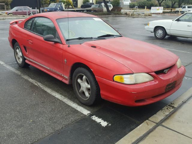 1FAFP4049WF170658 - 1998 FORD MUSTANG RED photo 1