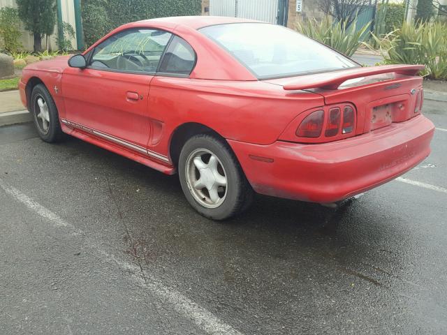 1FAFP4049WF170658 - 1998 FORD MUSTANG RED photo 3
